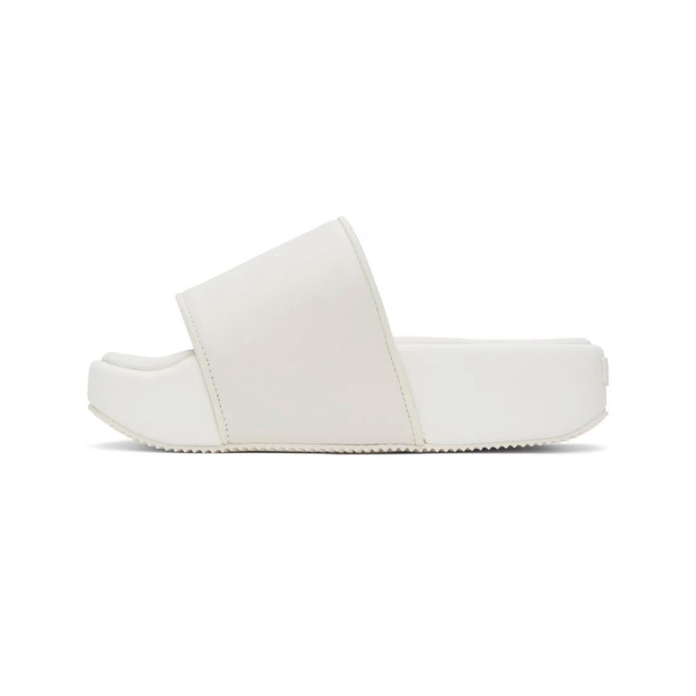 Y-3 Off-White Cushioned Platform Slides